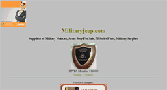 Desktop Screenshot of militaryjeep.com